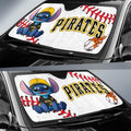Pittsburgh Pirates Car Sunshade Stitch Theme Collection - Gearcarcover - 2