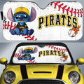 Pittsburgh Pirates Car Sunshade Stitch Theme Collection - Gearcarcover - 1