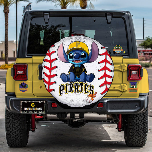 Pittsburgh Pirates Spare Tire Covers Camera Hole Stitch Theme Collection - Gearcarcover - 2