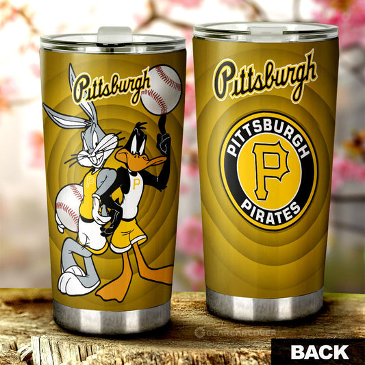 Pittsburgh Pirates Tumbler Cup Custom Car Accessories - Gearcarcover - 1