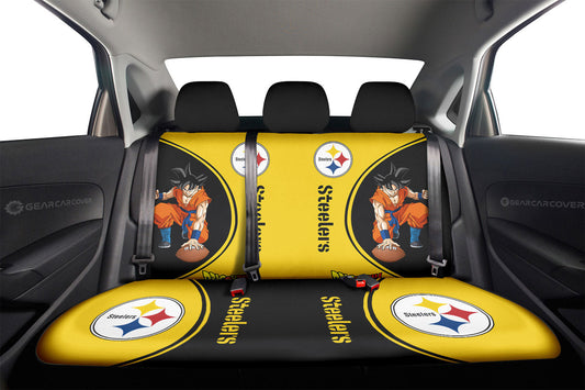 Pittsburgh Steelers Car Back Seat Covers Custom Car Accessories For Fans - Gearcarcover - 2