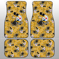 Pittsburgh Steelers Car Floor Mats Cartoon Theme Collection - Gearcarcover - 1
