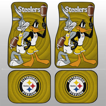 Pittsburgh Steelers Car Floor Mats Custom Car Accessories - Gearcarcover - 1
