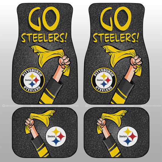 Pittsburgh Steelers Car Floor Mats Custom Car Accessories - Gearcarcover - 1