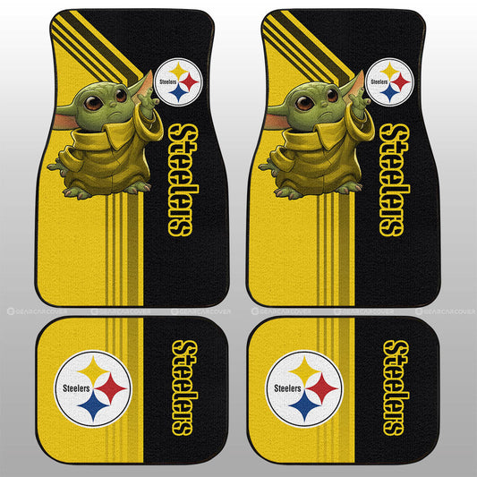 Pittsburgh Steelers Car Floor Mats Custom Car Accessories - Gearcarcover - 1