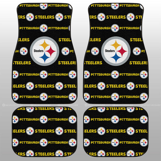Pittsburgh Steelers Car Floor Mats Sporty Team Collection - Gearcarcover - 1