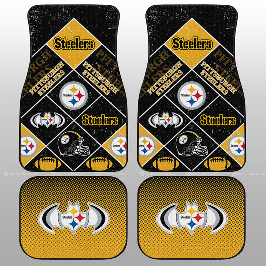 Pittsburgh Steelers Car Floor Mats Sporty Team Collection - Gearcarcover - 1