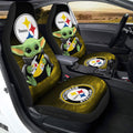 Pittsburgh Steelers Car Seat Covers Baby Yoda Car Accessories For Fan - Gearcarcover - 2