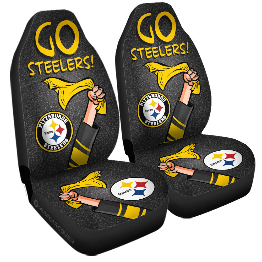 Pittsburgh Steelers Car Seat Covers Custom Car Accessories - Gearcarcover - 3