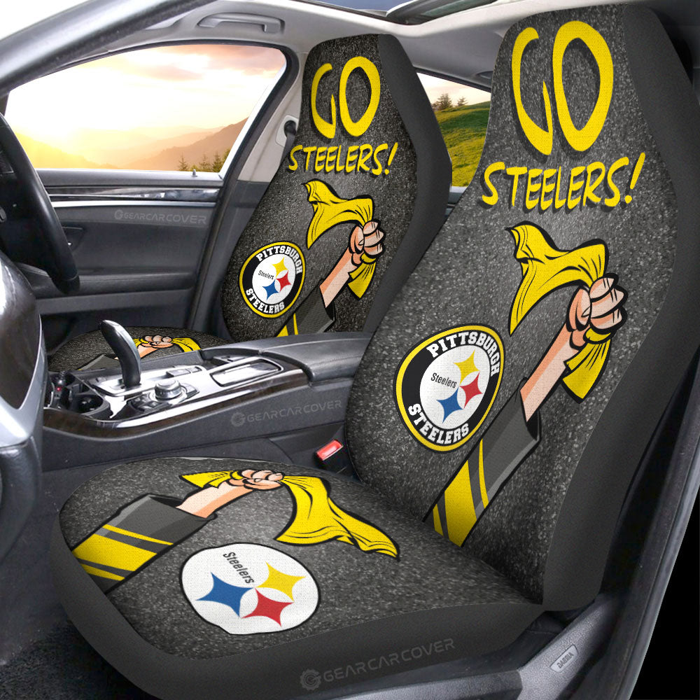 Pittsburgh Steelers Car Seat Covers Custom Car Accessories - Gearcarcover - 1