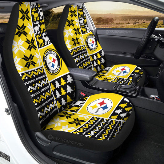 Pittsburgh Steelers Car Seat Covers Custom Ugly Style Car Accessories - Gearcarcover - 2