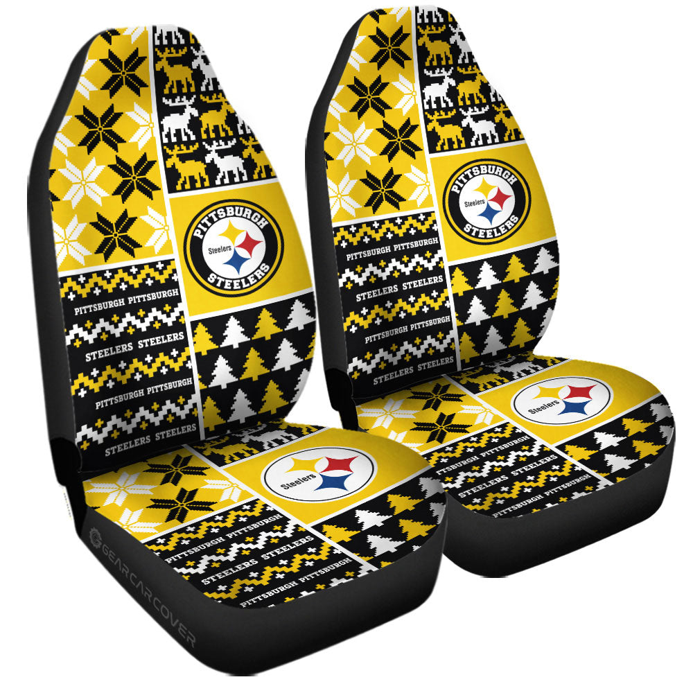 Pittsburgh Steelers Car Seat Covers Custom Ugly Style Car Accessories - Gearcarcover - 3
