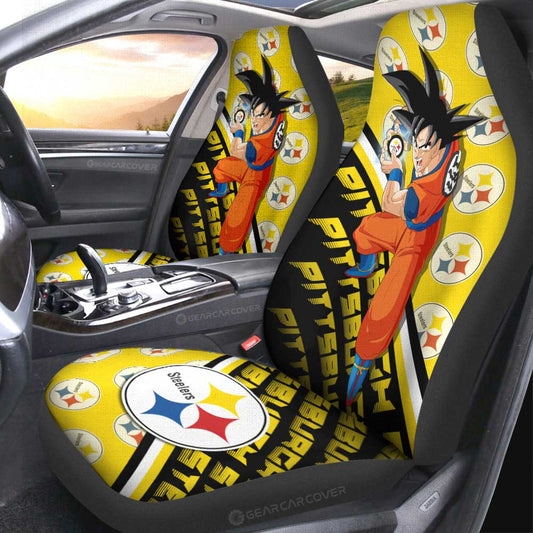 Pittsburgh Steelers Car Seat Covers Goku Car Accessories For Fans - Gearcarcover - 2
