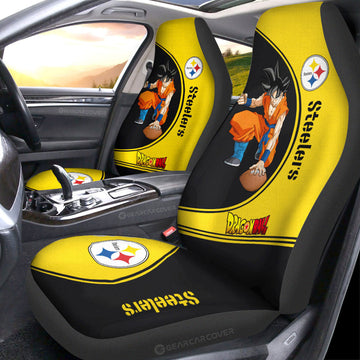 Pittsburgh Steelers Car Seat Covers Goku Car Accessories For Fans - Gearcarcover - 1