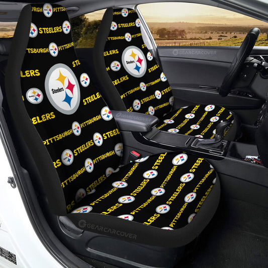 Pittsburgh Steelers Car Seat Covers Sporty Team Collection - Gearcarcover - 2