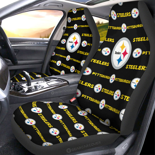 Pittsburgh Steelers Car Seat Covers Sporty Team Collection - Gearcarcover - 1