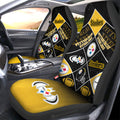 Pittsburgh Steelers Car Seat Covers Sporty Team Collection - Gearcarcover - 1