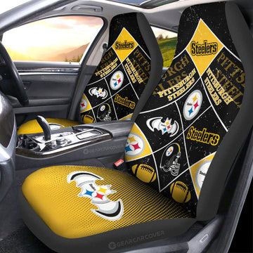 Pittsburgh Steelers Car Seat Covers Sporty Team Collection - Gearcarcover - 1