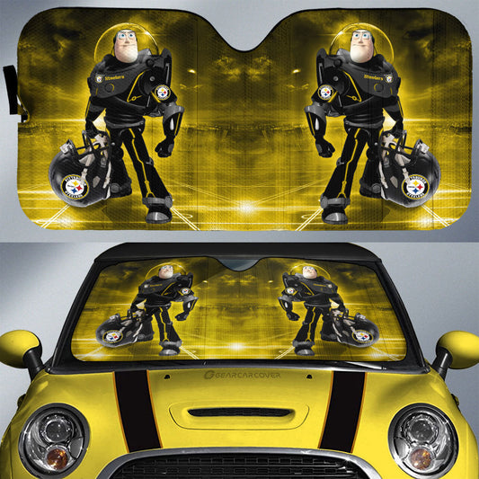 Pittsburgh Steelers Car Sunshade Custom Car Accessories For Fan - Gearcarcover - 1