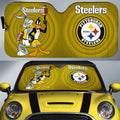 Pittsburgh Steelers Car Sunshade Custom Car Accessories - Gearcarcover - 1