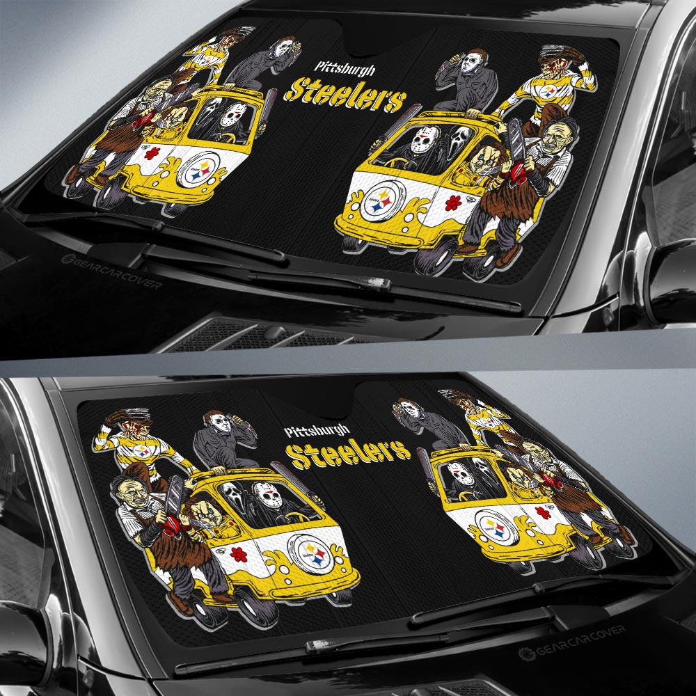 Pittsburgh Steelers Car Sunshade Custom Car Accessories - Gearcarcover - 2