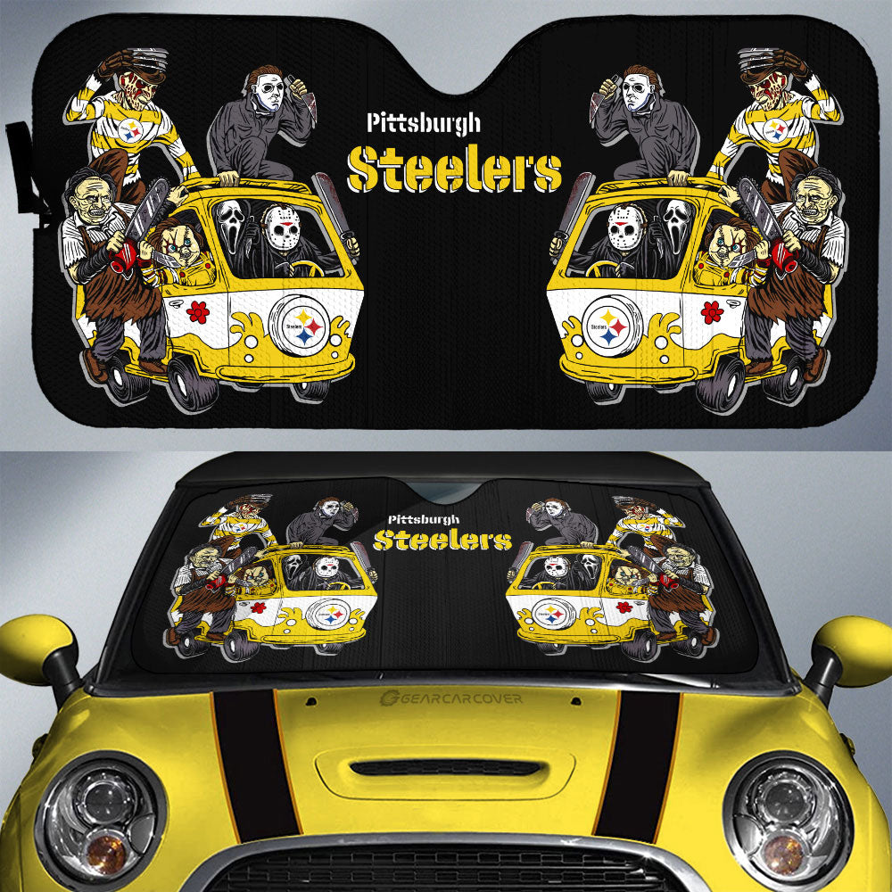 Pittsburgh Steelers Car Sunshade Custom Car Accessories - Gearcarcover - 1