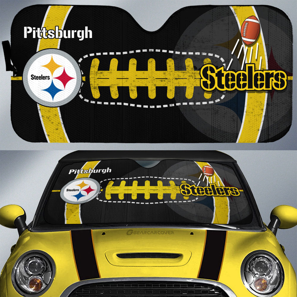 Pittsburgh Steelers Car Sunshade Custom Car Accessories - Gearcarcover - 1