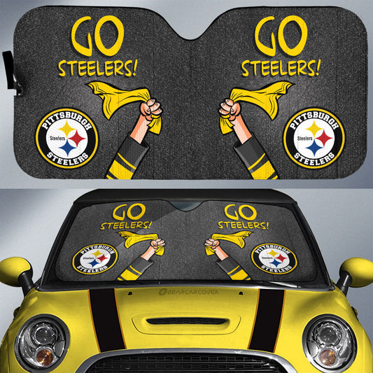 Pittsburgh Steelers Car Sunshade Custom Car Accessories - Gearcarcover - 1