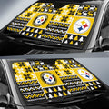 Pittsburgh Steelers Car Sunshade Custom Ugly Style Car Accessories - Gearcarcover - 2