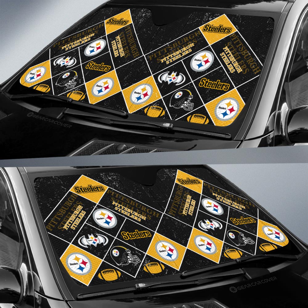 Pittsburgh Steelers Car Sunshade Sporty Team Collection - Gearcarcover - 2