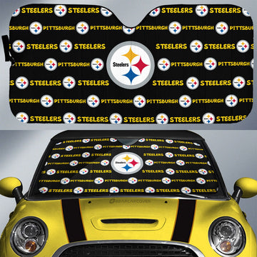 Pittsburgh Steelers Car Sunshade Sporty Team Collection - Gearcarcover - 1