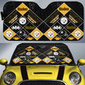 Pittsburgh Steelers Car Sunshade Sporty Team Collection - Gearcarcover - 1
