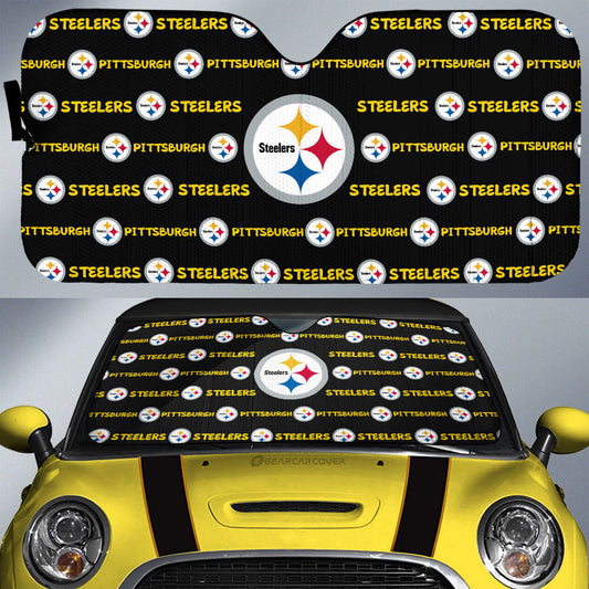 Pittsburgh Steelers Car Sunshade Sporty Team Collection - Gearcarcover - 1