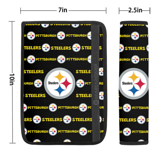 Pittsburgh Steelers Seat Belt Covers Sporty Team Collection - Gearcarcover - 1