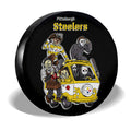 Pittsburgh Steelers Spare Tire Covers Horror Characters Car Accessories - Gearcarcover - 3