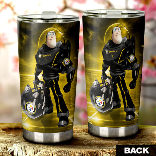 Pittsburgh Steelers Tumbler Cup Custom Car Accessories For Fan - Gearcarcover - 2