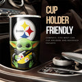 Pittsburgh Steelers Tumbler Cup Custom Car Accessories For Fan - Gearcarcover - 3