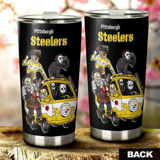 Pittsburgh Steelers Tumbler Cup Custom Car Accessories - Gearcarcover - 2
