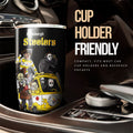 Pittsburgh Steelers Tumbler Cup Custom Car Accessories - Gearcarcover - 3