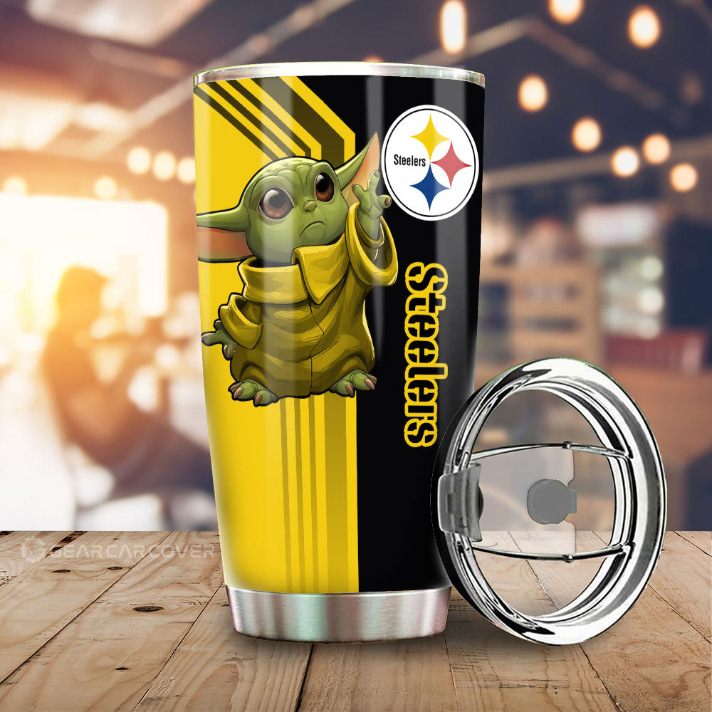 Pittsburgh Steelers Tumbler Cup Custom Car Accessories - Gearcarcover - 1