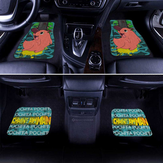 Pochita Car Floor Mats Custom Car Accessories - Gearcarcover - 2