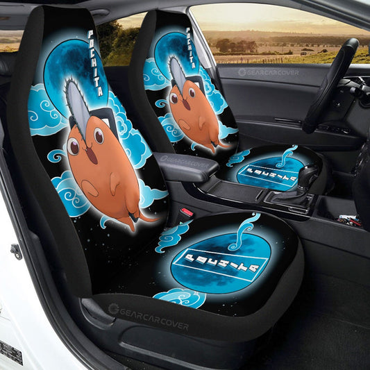 Pochita Car Seat Covers Custom - Gearcarcover - 1