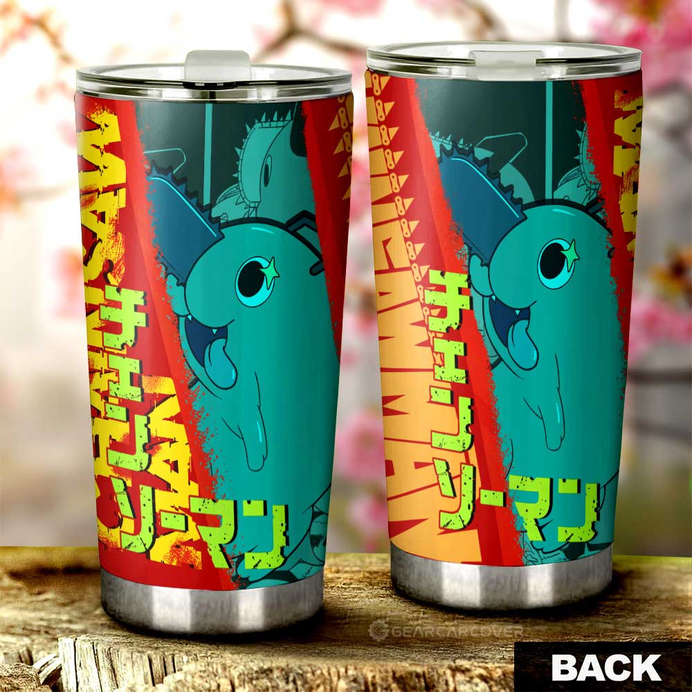 Pochita Tumbler Cup Custom - Gearcarcover - 3