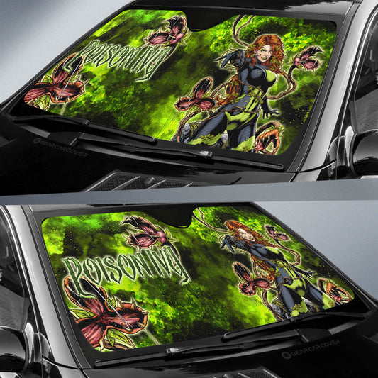 Poison Ivy Car Sunshade Custom Movies Car Accessories - Gearcarcover - 2