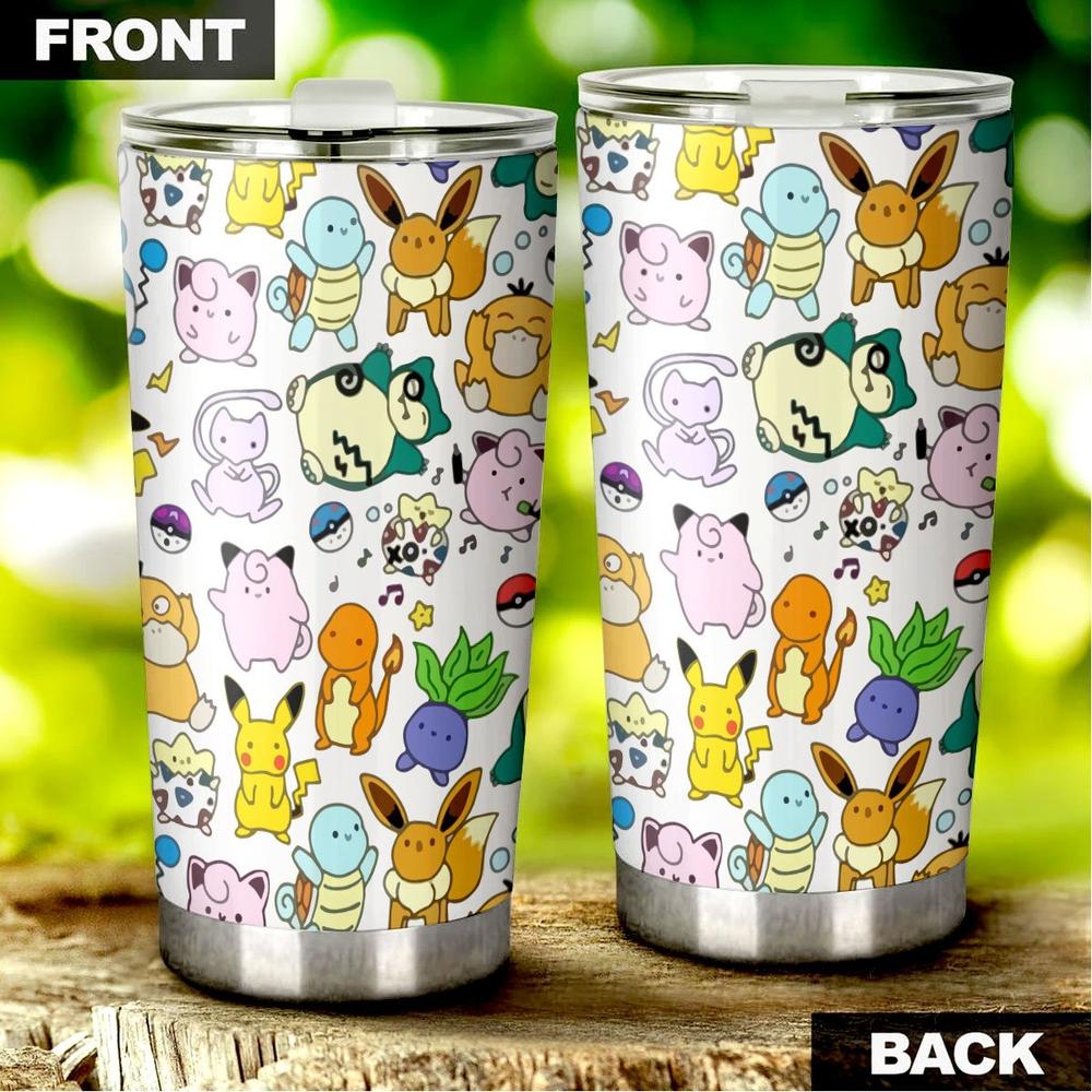 Pokemon Tumbler Stainless Steel Vacuum Insulated 20oz - Gearcarcover - 4