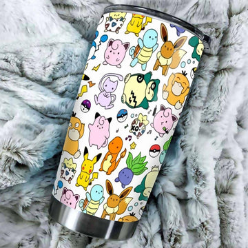 Pokemon Tumbler Stainless Steel Vacuum Insulated 20oz - Gearcarcover - 1