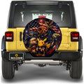 Pokemon USA 250 Years Spare Tire Cover With Camera Hole - Gearcarcover - 2