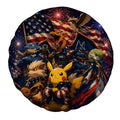 Pokemon USA 250 Years Spare Tire Cover With Camera Hole - Gearcarcover - 4
