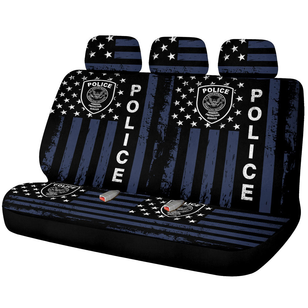 Police Car Back Seat Covers Custom Car Accessories - Gearcarcover - 1