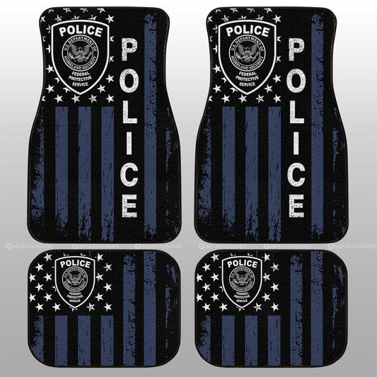 Police Car Floor Mats Custom Car Accessories - Gearcarcover - 1